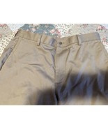 Dockers Flat Front Classic Fit Khaki Pants. Size W36 L30 - £15.60 GBP