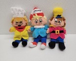 Vintage 1997 Kelloggs Snap Crackle Pop Plush Dolls Breakfast Cereal Toy ... - £14.63 GBP