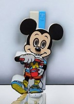 Vintage 1984 Disney Mickey Mouse Push Down Tooth Brushing Timer Toy Work... - $14.83