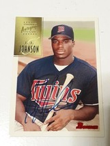 J.J. Johnson Minnesota Twins 1997 Bowman Certified Autograph Card #CA69 - £3.93 GBP