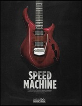 John Petrucci Ernie Ball Music Man Red Sunrise Majesty guitar ad print - $4.50