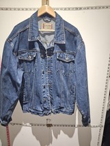 GDIVISION JEANS DENIM JACKET SIZE L Express Shipping - £17.99 GBP