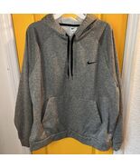 Nike Grey Fleece Mens Pullover Hoodie Jacket Size XXL - $36.86