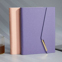 Refillable PU Leather Cover Journals Business Notebook Lined Paper Writi... - $38.99