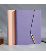 Refillable PU Leather Cover Journals Business Notebook Lined Paper Writi... - £31.12 GBP