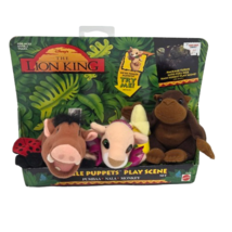 VINTAGE 1994 DISNEY THE LION KING JUNGLE PUPPETS PLAY SCENE PLUSH # 13176 - $38.00