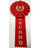 2nd SECOND PLACE RED AWARD RIBBON  School SPORTS Contest 4H - £2.72 GBP