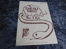 Sneaky Snake by Tom T Hall Unison 2 or 3 part - $2.99