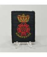 Vintage English Scouting Hampshire Scout District Sew-On 1.5&quot;x2&quot; Patch - $13.41 CAD