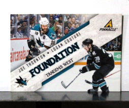 2011-12 Pinnacle Foundation Tandems West Joe Thornton/Logan Couture #8 - £6.29 GBP