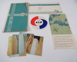 KLM Royal Dutch Airlines Booklet Maps Feedback Brochure Multilanguage Vtg - $43.35
