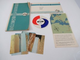 KLM Royal Dutch Airlines Booklet Maps Feedback Brochure Multilanguage Vtg - £33.85 GBP