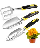 Heavy Duty Gardening Hand Tools 3 Piece Set  Ergo Grip Handle  Bend-Proo... - $49.36 CAD