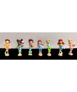 Vintage Polly Pocket Bluebird 2002 Amusement World 7pc Doll Lot - $84.15