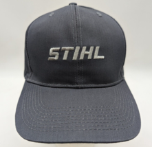 STIHL Outfitters Apparel Gray Embroidered Logo Snapback Hat Cap NEW NWT - $13.96