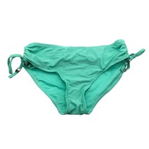 Collections by Catalina Bikini Bottom Ruched Ties Brief Aqua Blue M - £4.73 GBP