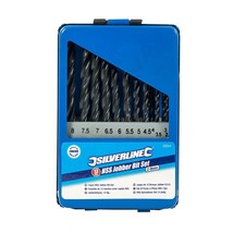 Silverline DS54 HSS R High Speed Jobber Drill Bit Set 13pce 2 - 8mm Stee... - $6.79