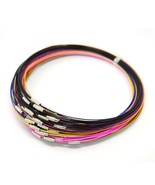 10 Steel Neck Wires Choker Necklace Assorted Choker Neckwire Wholesale M... - $7.91