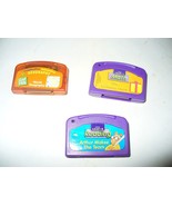 LEAP FROG 3 Games Lot - Reading, Arthur Makes the Team, Geography, Math - $5.24 CAD