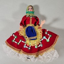 Vintage Doll Possibly Greek Origin 6&quot; In Tall Traditional Dress - £8.52 GBP