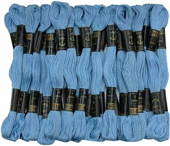 Anchor Embroidery Cotton Thread Cross Stitch Stranded Sewing Threads Floss Blue - £9.97 GBP