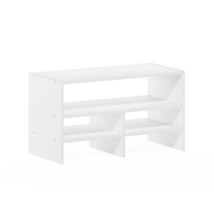 Furinno Hermite Desk Top Organizing Shelf Bookcase, White - £24.79 GBP