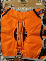 Arcadia Trail Ultimate Security Harness Orange/Bl Small 14-21&quot; Neck 18-22&quot; Girth - £12.44 GBP