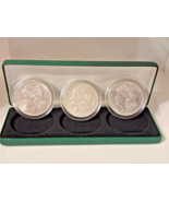 1921 PDS Set of Morgan Silver Dollars in Display Case # 4 - $222.75