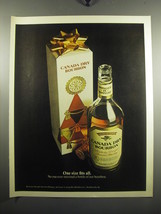 1972 Canada Dry Bourbon Ad - One size fits all - $18.49
