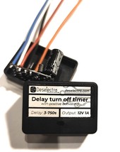 Car DRL led delay turn off timer switch 3 to 750s 12V 1A box positive ac... - £8.95 GBP