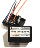 Car DRL led delay turn off timer switch 3 to 750s 12V 1A box positive ac... - £8.81 GBP