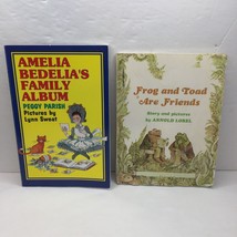 Vintage Lot 2 Kids Books Amelia Bedelia&#39;s Family Album Frog And Toad Are Friends - £10.35 GBP