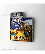 UTAH US STATE MAP LAPEL PIN BADGE 1 INCH - £4.35 GBP