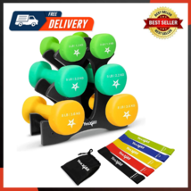 Neoprene Coated Dumbbell Hand Weight Sets Of 2 - Multiple Weight Options - £68.24 GBP