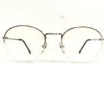 Vintage La Eyeworks Gafas Monturas ESPRESSO 405 Plata Redondo 50-20-125 - £51.99 GBP