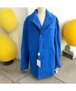 Vintage Cheap &amp; Chic by MOSCHINO 3 Button S/B Blue Short Coat Size 50IT ... - $74.24