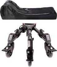 Heavy-Duty Coman Professional Tripod Dolly Compatible With, And Carrying Case. - £57.48 GBP