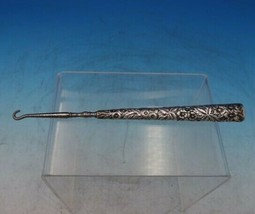 Repousse by Jacobi and Jenkins Sterling Silver Button Hook HH WS 8&quot; (#6365) - £54.47 GBP