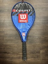 Wilson Oversize Court Zone Tennis Racquet L4 4 1/2&quot; Grip 10% Lighter Soft Shock - £11.69 GBP