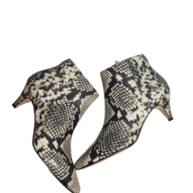 Circus Sam Edelman Womens Kirby Cashmere Snake Print Pointed Ankle Boots Sz 5.5 - £63.94 GBP