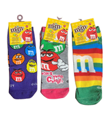 M&amp;M’s Socks Size 9-11 NWT 3 Pairs - $12.00