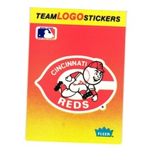 1991 Fleer #NNO Team Logo Stickers Baseball Collection Cincinnati Reds - £1.56 GBP