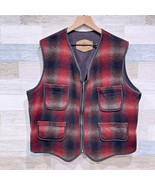 Woolrich Vintage Tweed Hunting Vest Jacket Plaid Full Zip USA Made Mens ... - £116.80 GBP