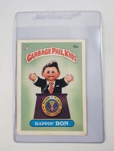 1985 Topps Garbage Pail Kids 46a Rappin’ Ron Sticker 2nd Series Checklist - £11.76 GBP