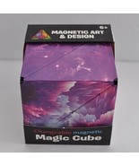 Magnetic Toy Cube - PURPLE MAGIC CUBE - Changeable Brain Puzzle 1 Cube - £11.06 GBP