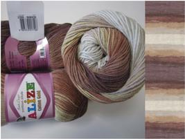 55% Cotton 45% Acrylic Yarn Alize Cotton Gold Batik Knitting Art Lot of 4 skeins - £25.96 GBP