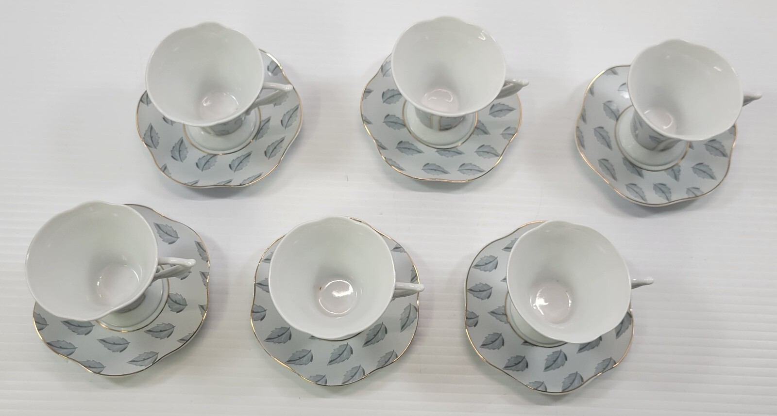 YMM Napoli Floral Demitasse Espresso Coffee Cup and Saucer Serving for 6 Set Item image 5