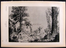 Roussel, Idyll &amp; Laprade, Amsterdam French Engraving Photogravure Print 1939 - £5.49 GBP