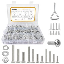 815Pcs Machine Screws Assortment Kit,#6-32#8-32#10-24 Phillips Pan Head ... - £29.09 GBP