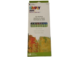 Loew Cornell Simply Art Oil Pastels Set of 48 Intense Bold Color 1021087 - $12.99